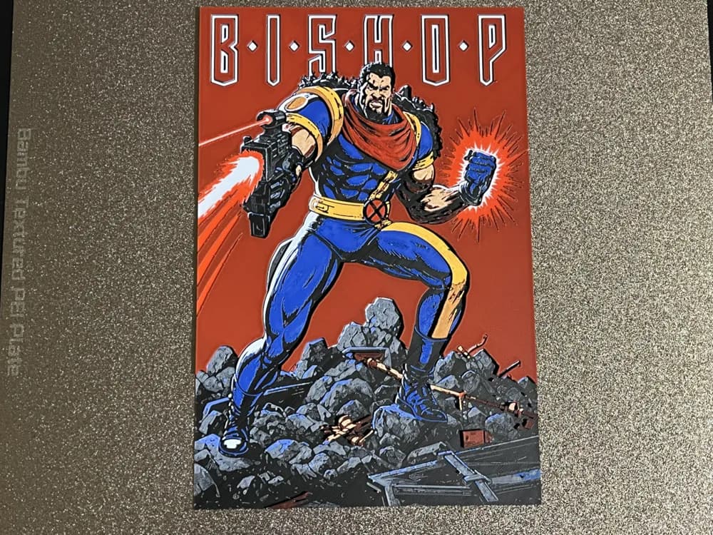 Bishop Marvel Hueforge by FantasyZ HueForge model: Bishop Marvel Hueforge by FantasyZ
