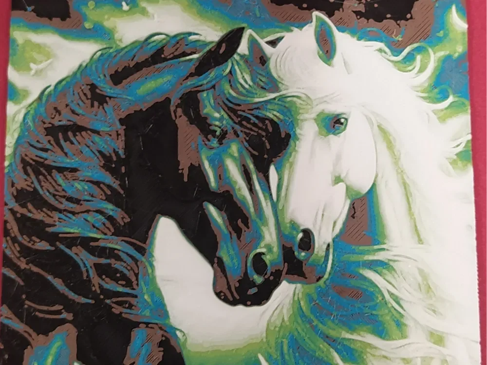 Hueforge horses Hueforge horses