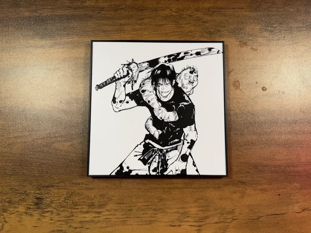 HueForge model: Toji Zenin | High-Contrast Action HueForge Poster by 3D Prints By Vic