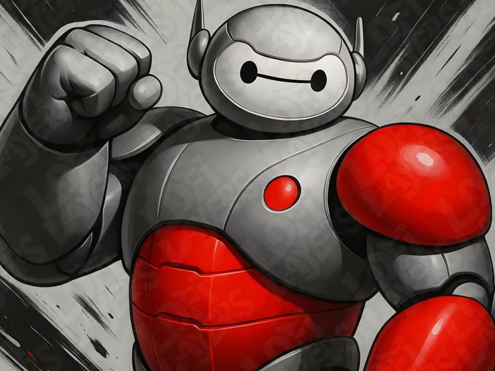 Baymax Hueforge by LoFi Layers HueForge model: Baymax Hueforge by LoFi Layers