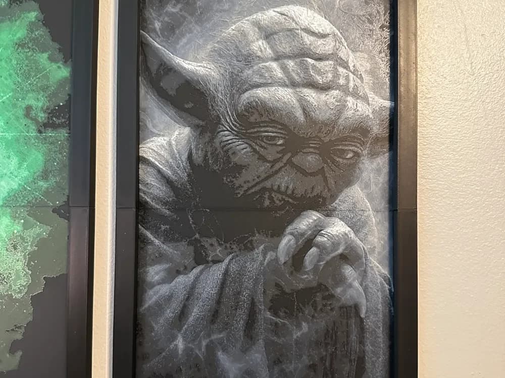 Yoda 2-piece Hueforge by Hey Ben HueForge model: Yoda 2-piece Hueforge by Hey Ben