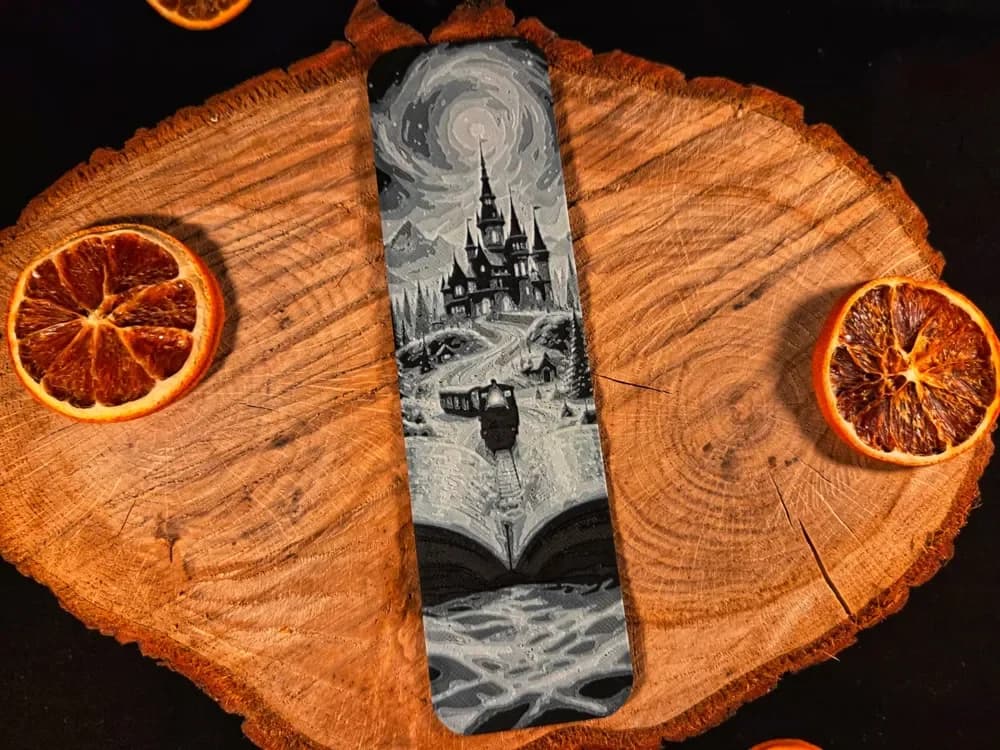 Harry Potter Magic book Hogwarts &train 2 bookmark Harry Potter Magic book Hogwarts &train 2 bookmark