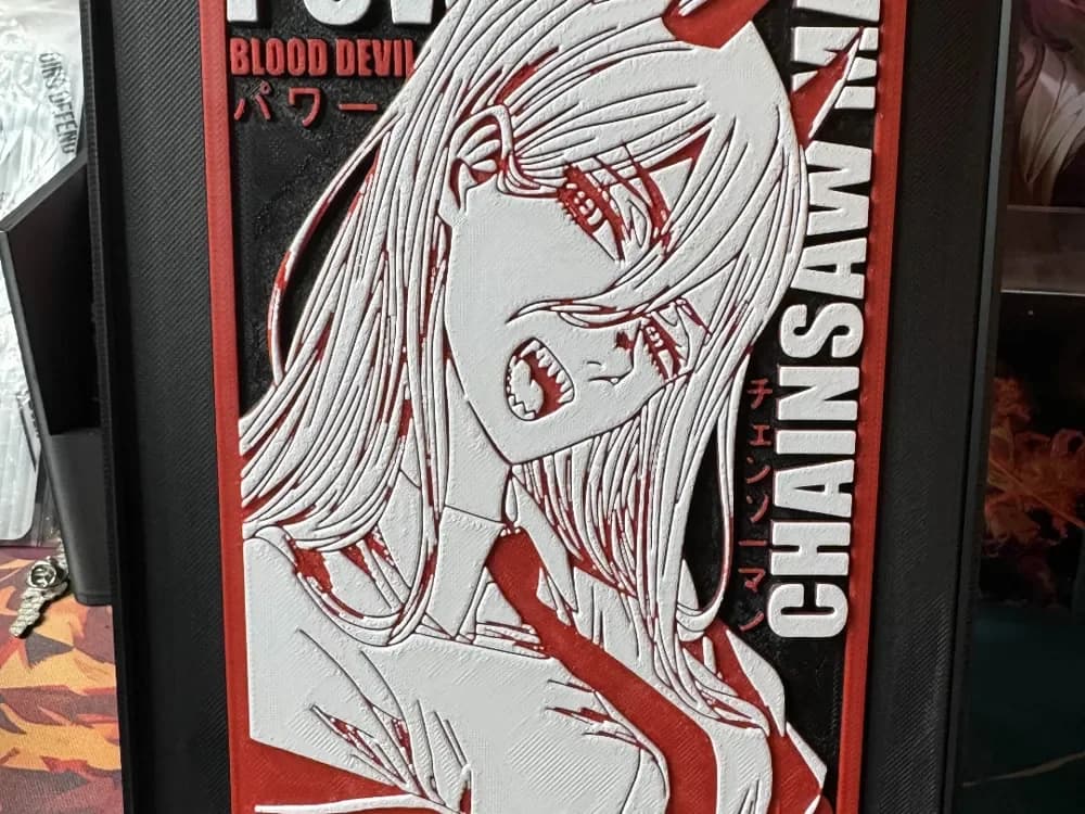 HueForge model: Hueforge of Power from Chainsaw Man Anime by SBC Creations