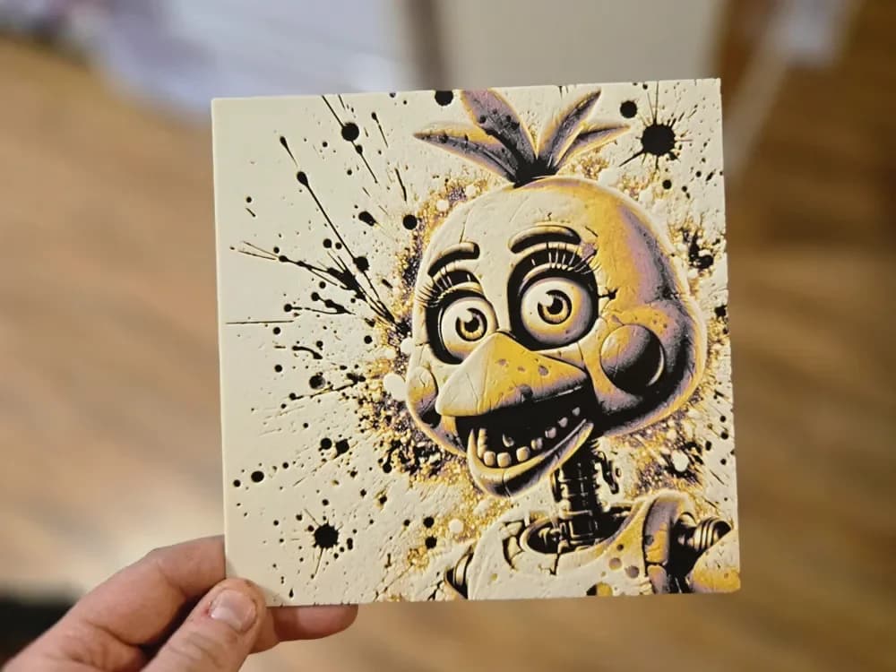 Graffiti Chica Hueforge by 3Ree Printing HueForge model: Graffiti Chica Hueforge by 3Ree Printing