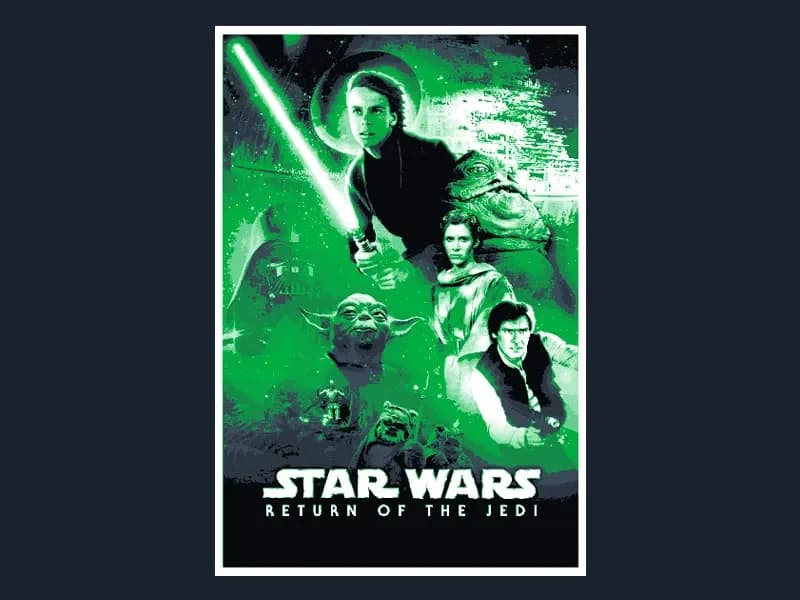 Star Wars Return of the Jedi (HueForge) by HugheCraft HueForge model: Star Wars Return of the Jedi (HueForge) by HugheCraft