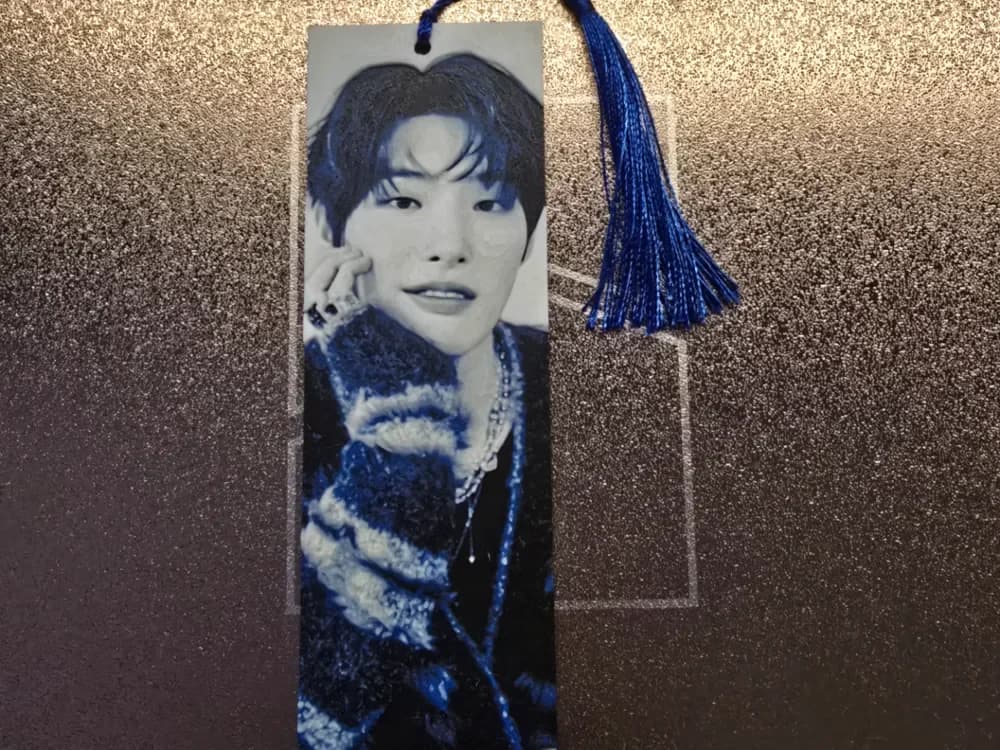 Ateez Bookmark - Mingi by 3D-Mentiel HueForge model: Ateez Bookmark - Mingi by 3D-Mentiel