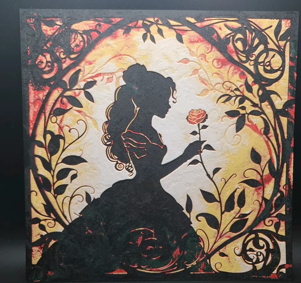 HueForge model: Belle Hueforge by the_bearded_jedi