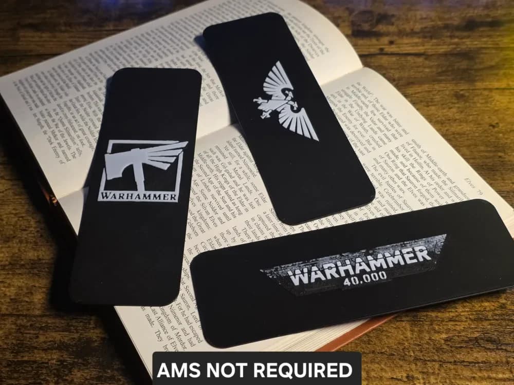 HueForge model: 40k Bookmarks - Set Of 3 by N0vA Designs