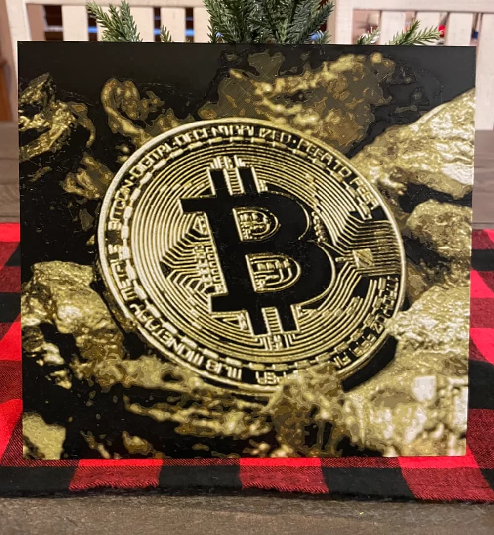 Hueforge - Bitcoin Over Gold by Cloudy Nostalgia HueForge model: Hueforge - Bitcoin Over Gold by Cloudy Nostalgia