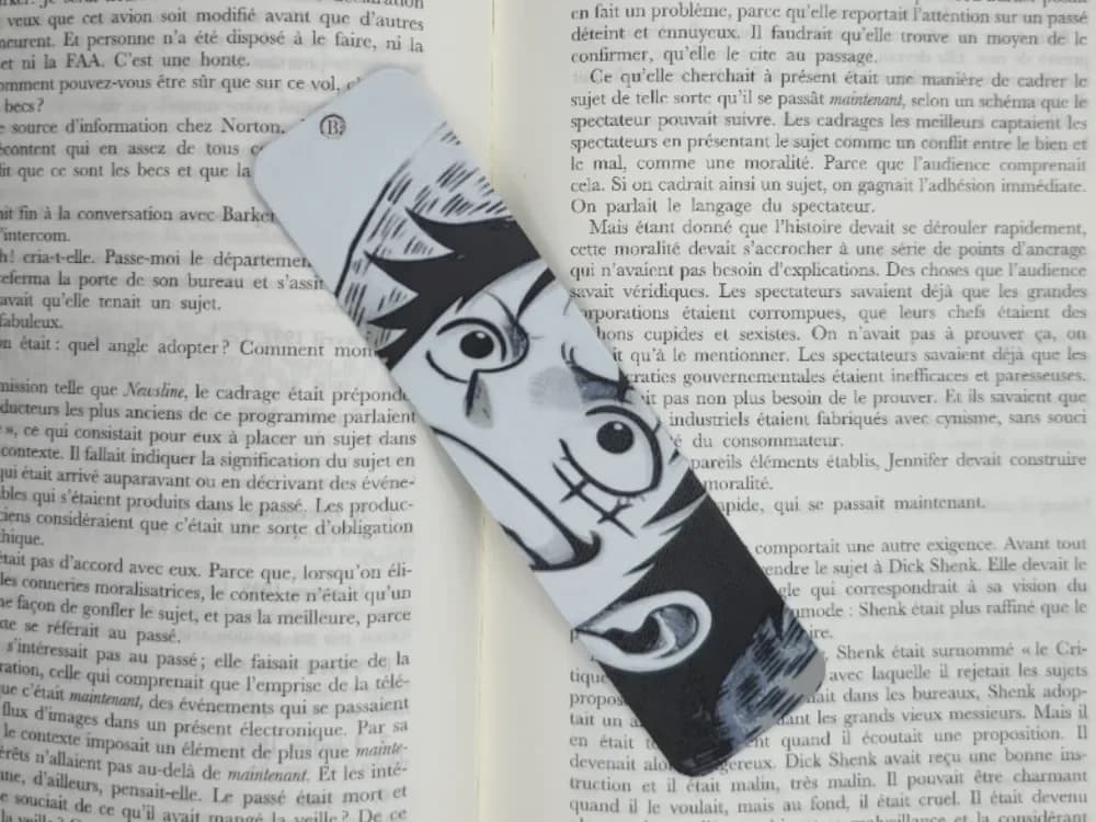 Bookmark Luffy One Piece by Kactus Fpv HueForge model: Bookmark Luffy One Piece by Kactus Fpv