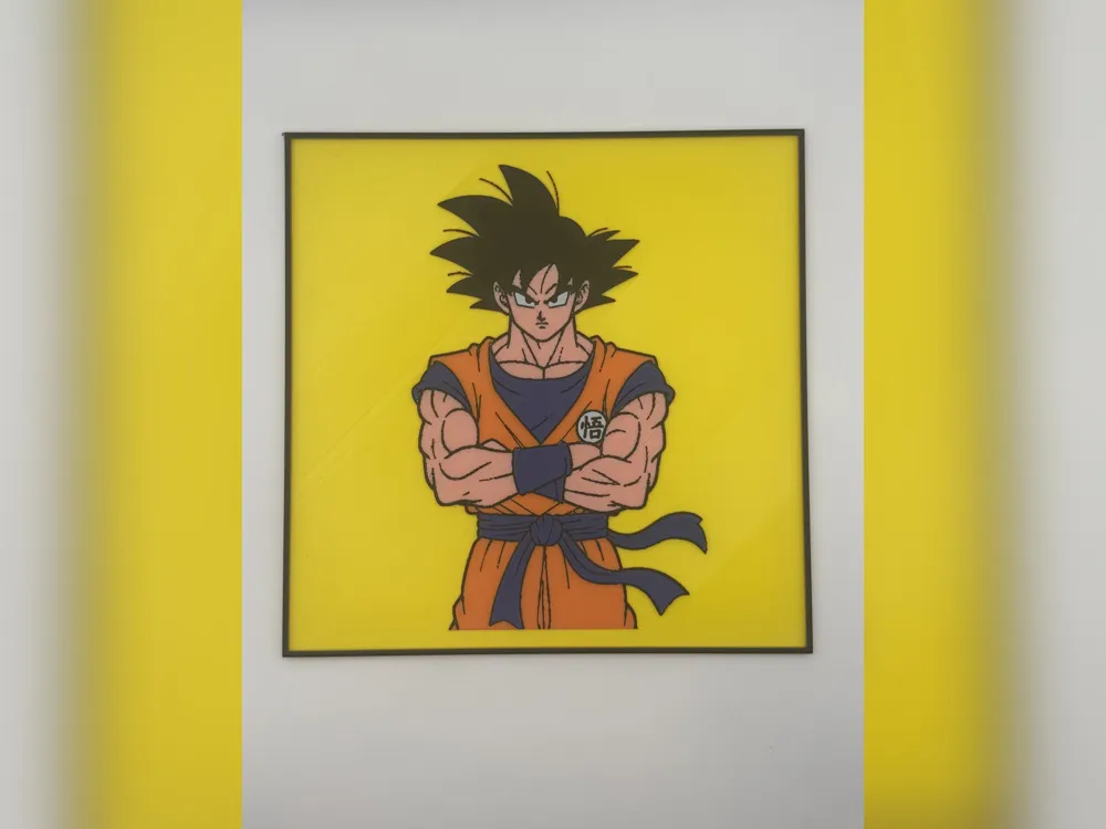 Goku Stance HueForge Print Goku Stance HueForge Print