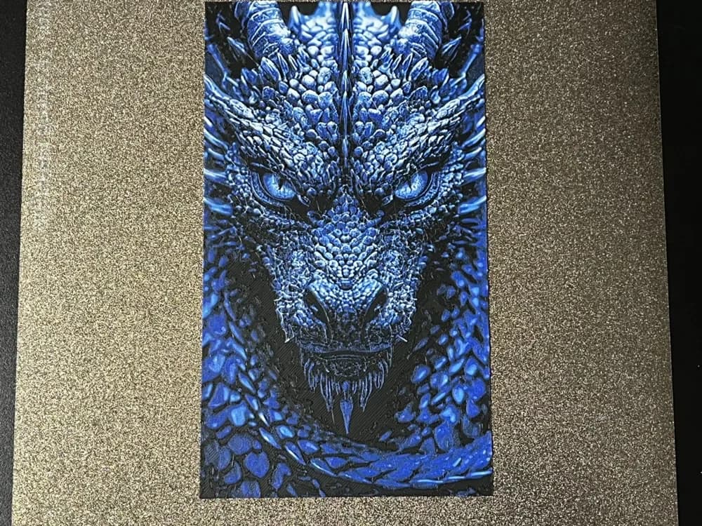 Dragon Series #6 Hueforge by FantasyZ HueForge model: Dragon Series #6 Hueforge by FantasyZ