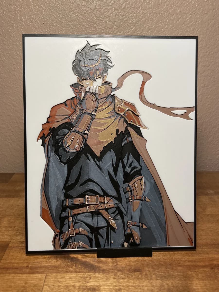 Sung Jin-Woo by Cloudy Nostalgia HueForge model: Sung Jin-Woo by Cloudy Nostalgia