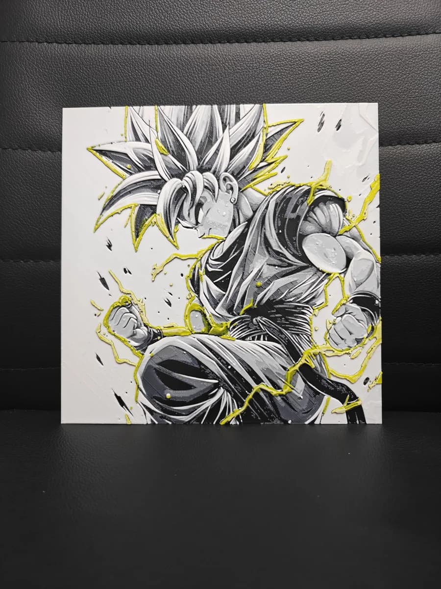 Goku by TheHueforgeLady HueForge model: Goku by TheHueforgeLady