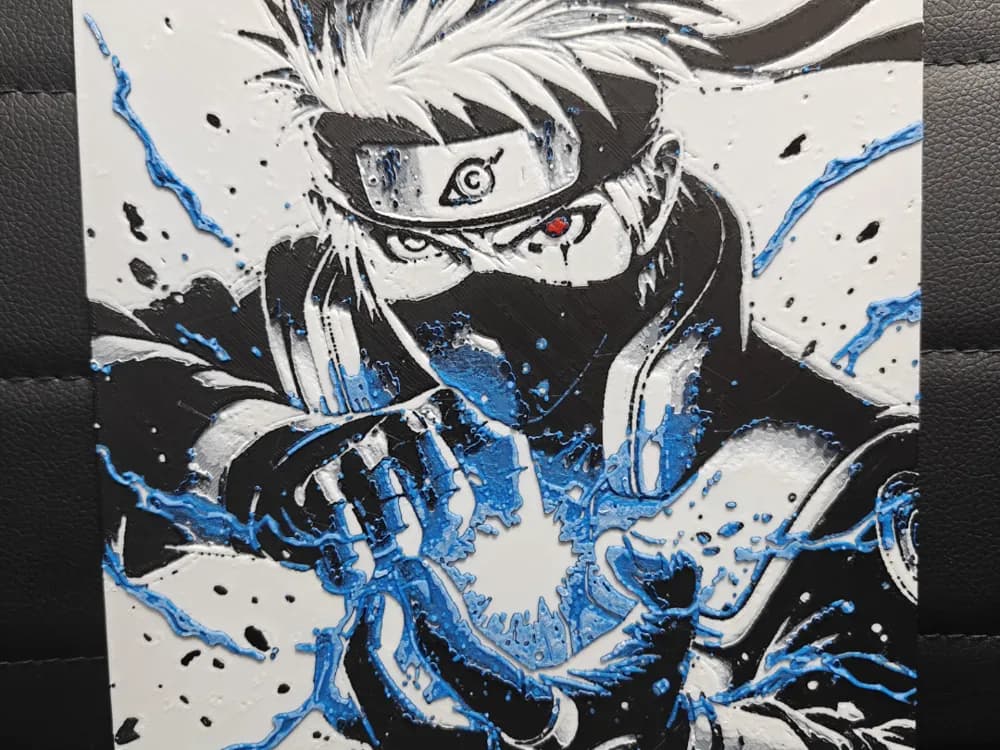 Kakashi by TheHueforgeLady HueForge model: Kakashi by TheHueforgeLady