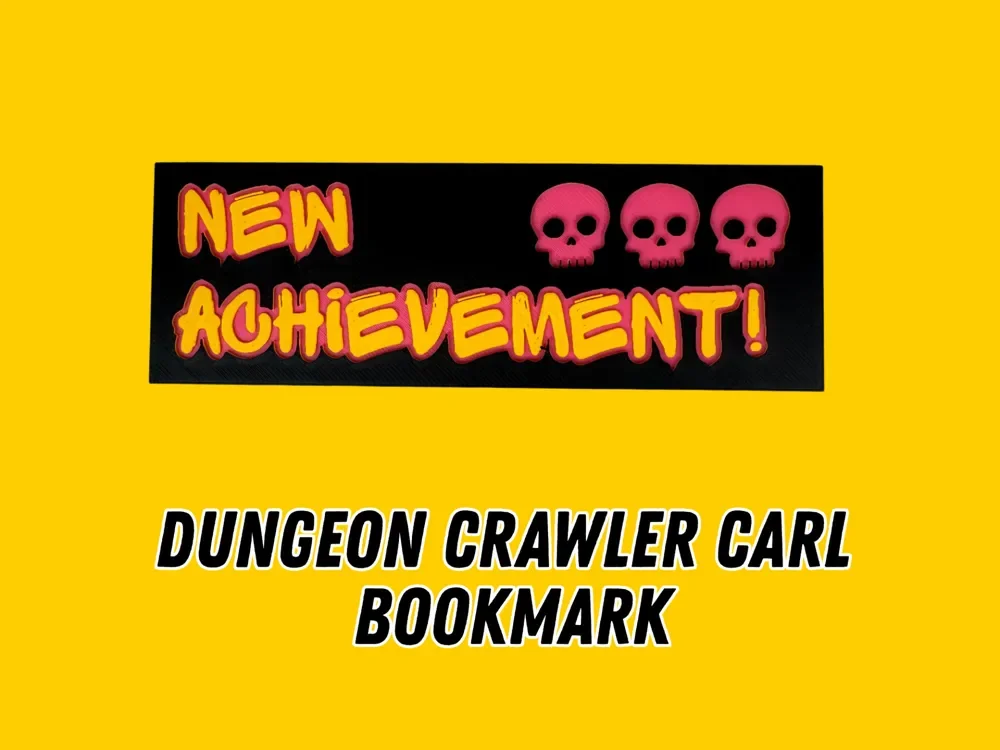 New Achievement - Dungeon Crawler Carl Bookmark New Achievement - Dungeon Crawler Carl Bookmark