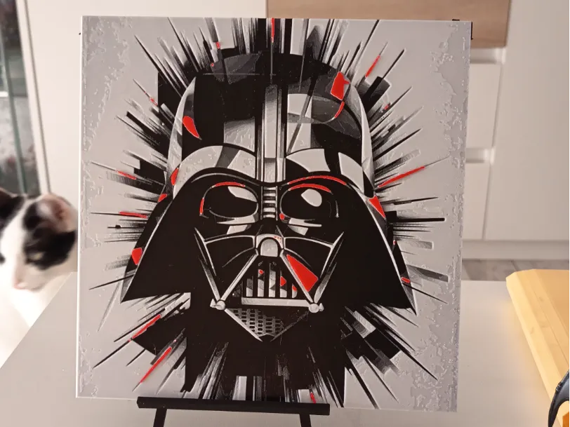 Darth Vader Star Wars Hueforge by 3DNesy HueForge model: Darth Vader Star Wars Hueforge by 3DNesy