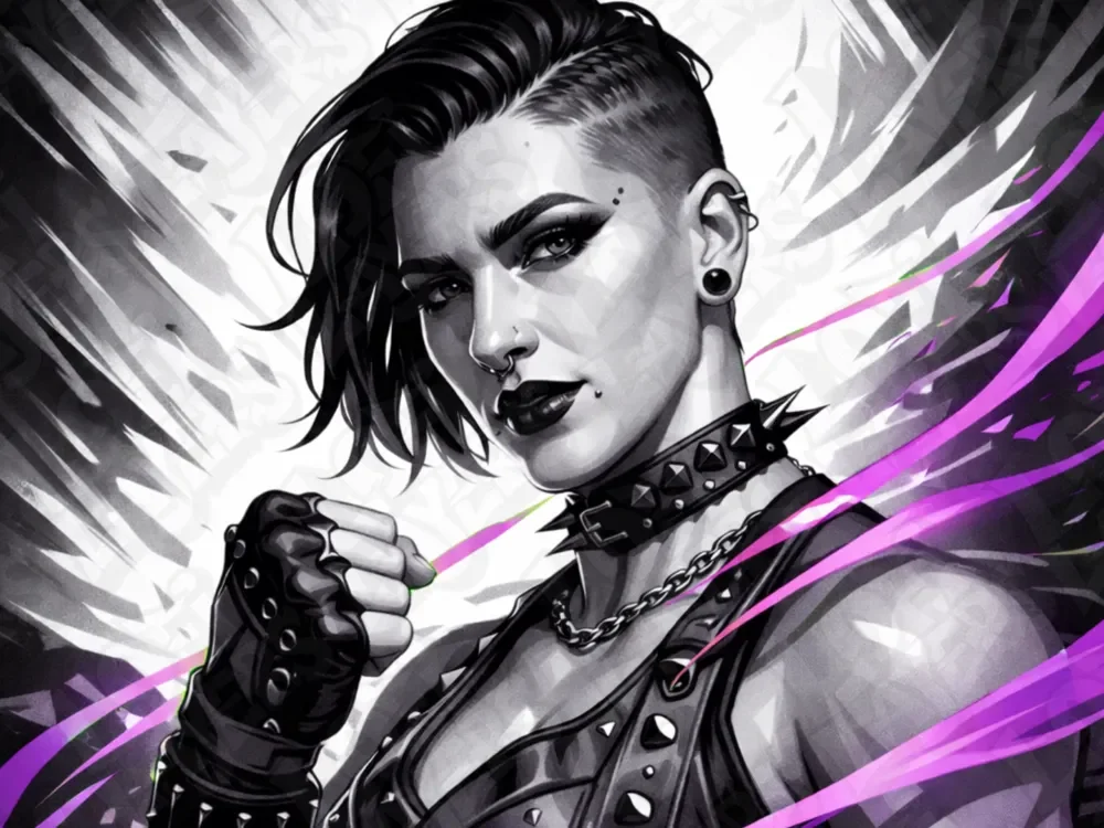 Rhea Ripley Hueforge by LoFi Layers HueForge model: Rhea Ripley Hueforge by LoFi Layers