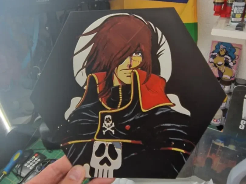 Harlock Hueforge - Albator by Dakiren HueForge model: Harlock Hueforge - Albator by Dakiren