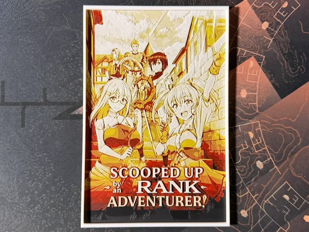 Scooped Up by an S Rank Adventurer! - HueForge by ZorPrime7 HueForge model: Scooped Up by an S Rank Adventurer! - HueForge by ZorPrime7