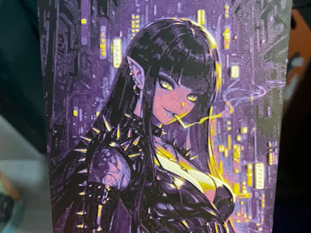 PunkRock Elf Hueforge by Advancedtechworldwide HueForge model: PunkRock Elf Hueforge by Advancedtechworldwide