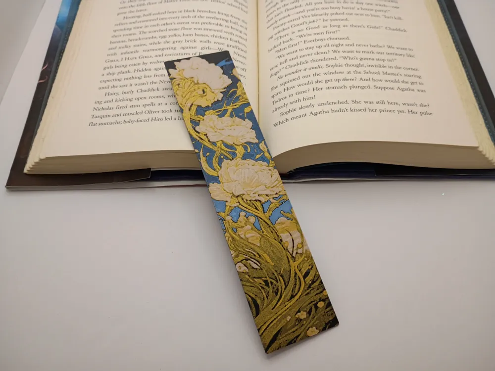 Floral Escape: Waking Garden Bookmark Floral Escape: Waking Garden Bookmark