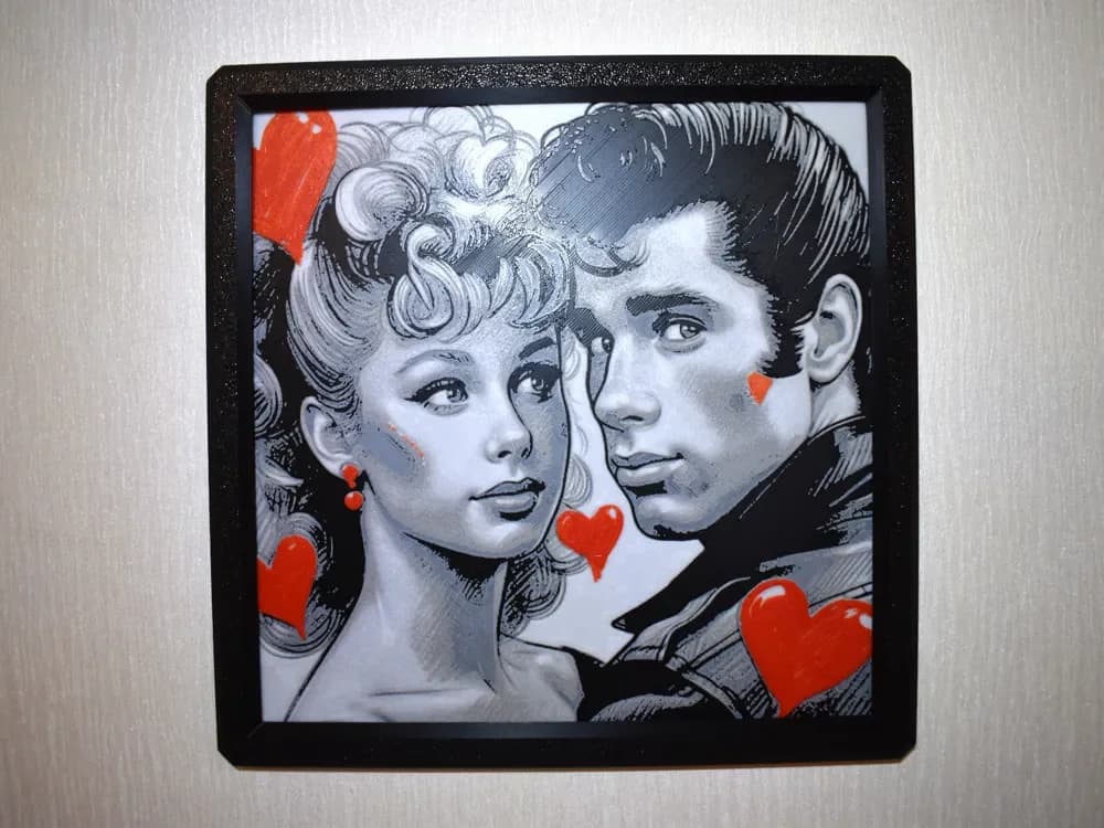 Grease Hueforge by Chris B HueForge model: Grease Hueforge by Chris B