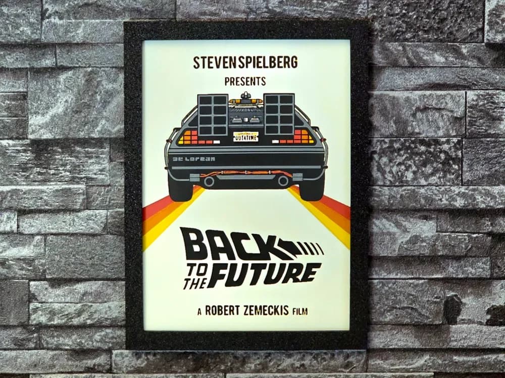 Hueforge Back to The future by StefBull85 HueForge model: Hueforge Back to The future by StefBull85