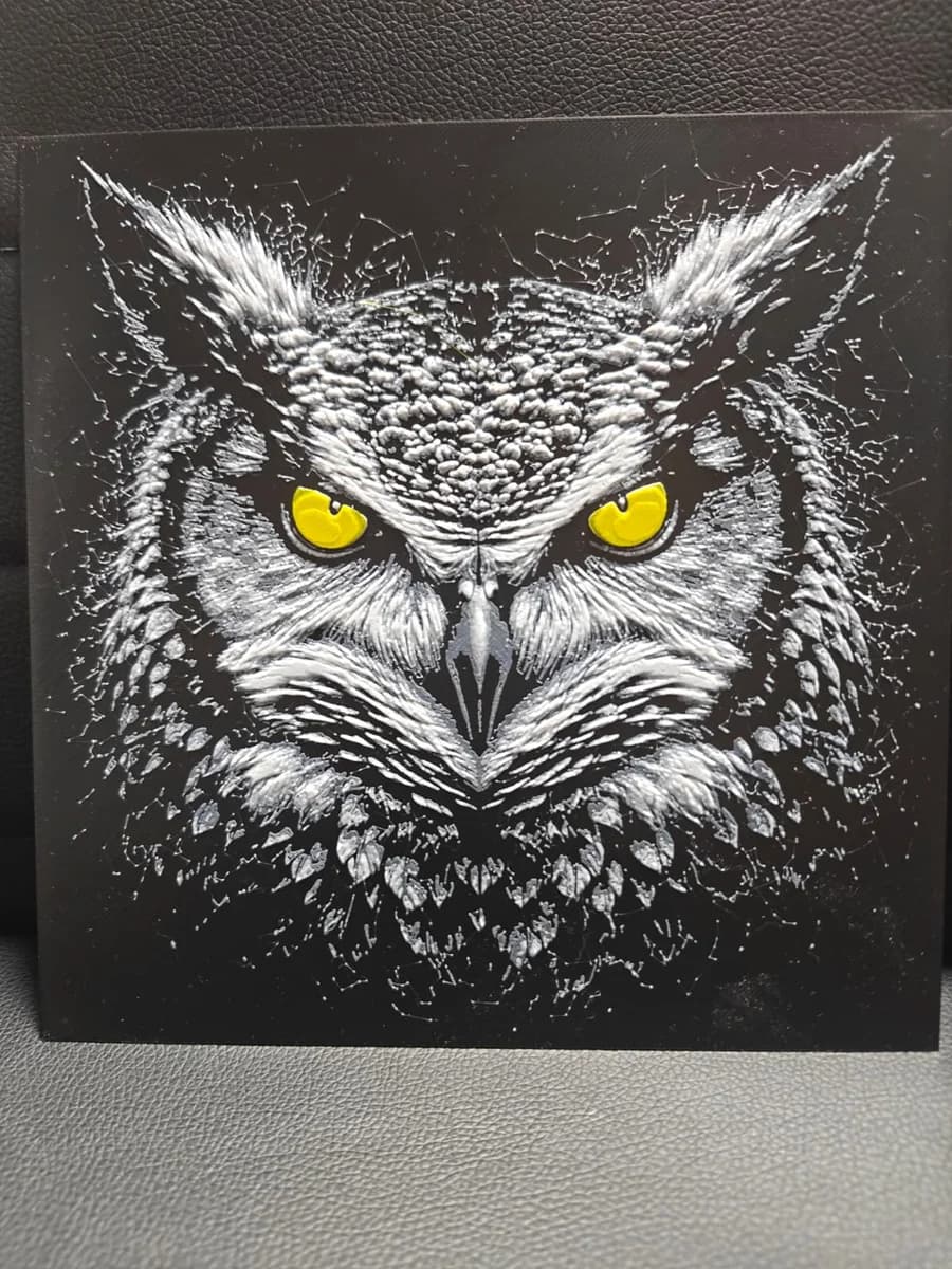 Great Horned Owl / Dark beast Series by TheHueforgeLady HueForge model: Great Horned Owl / Dark beast Series by TheHueforgeLady