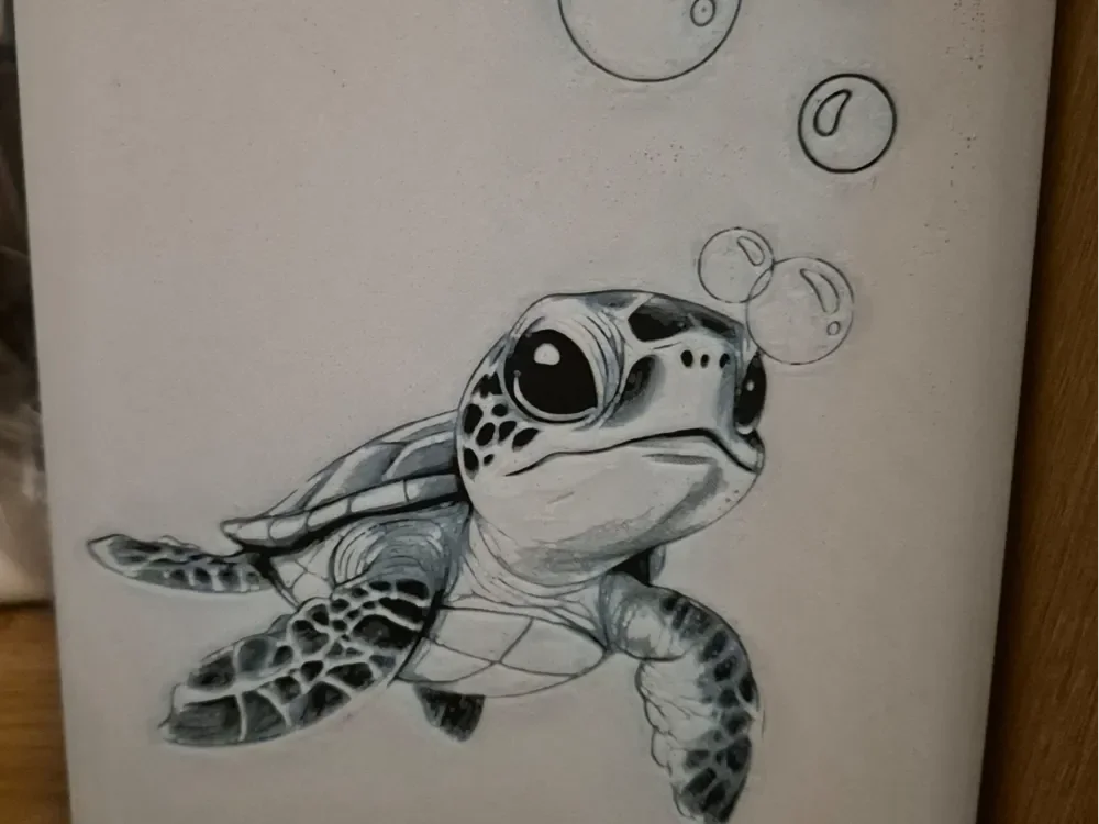 Baby turtle hueforge by Buntsta HueForge model: Baby turtle hueforge by Buntsta