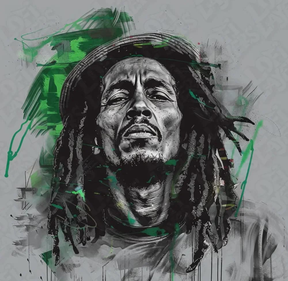 Bob Marley Hueforge by LoFi Layers HueForge model: Bob Marley Hueforge by LoFi Layers