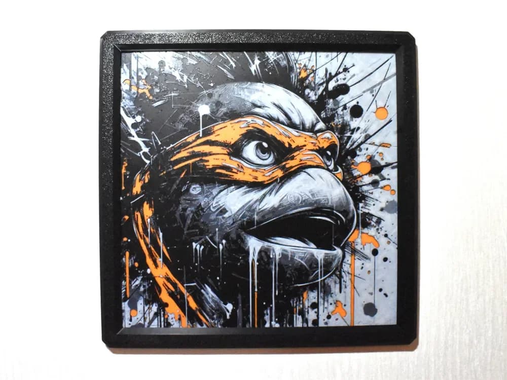 HueForge model: Michaelangelo Hueforge by Chris B