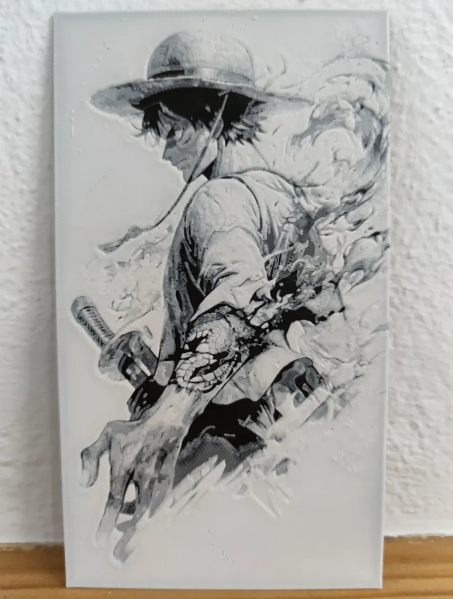 Hueforge Luffy portrait Hueforge Luffy portrait