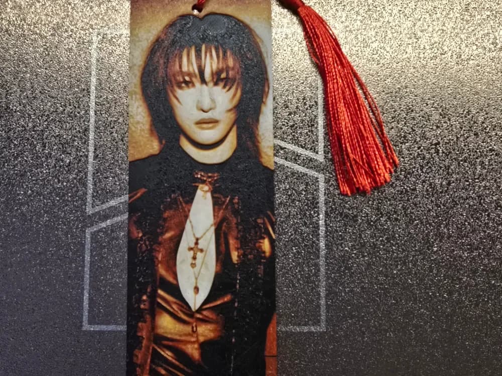 Ateez Bookmark - Seonghwa by 3D-Mentiel HueForge model: Ateez Bookmark - Seonghwa by 3D-Mentiel