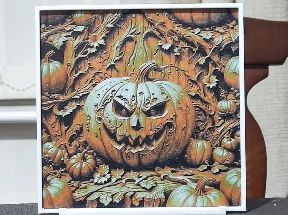 Carved Halloween Pumpkin - HueForge 4 Color