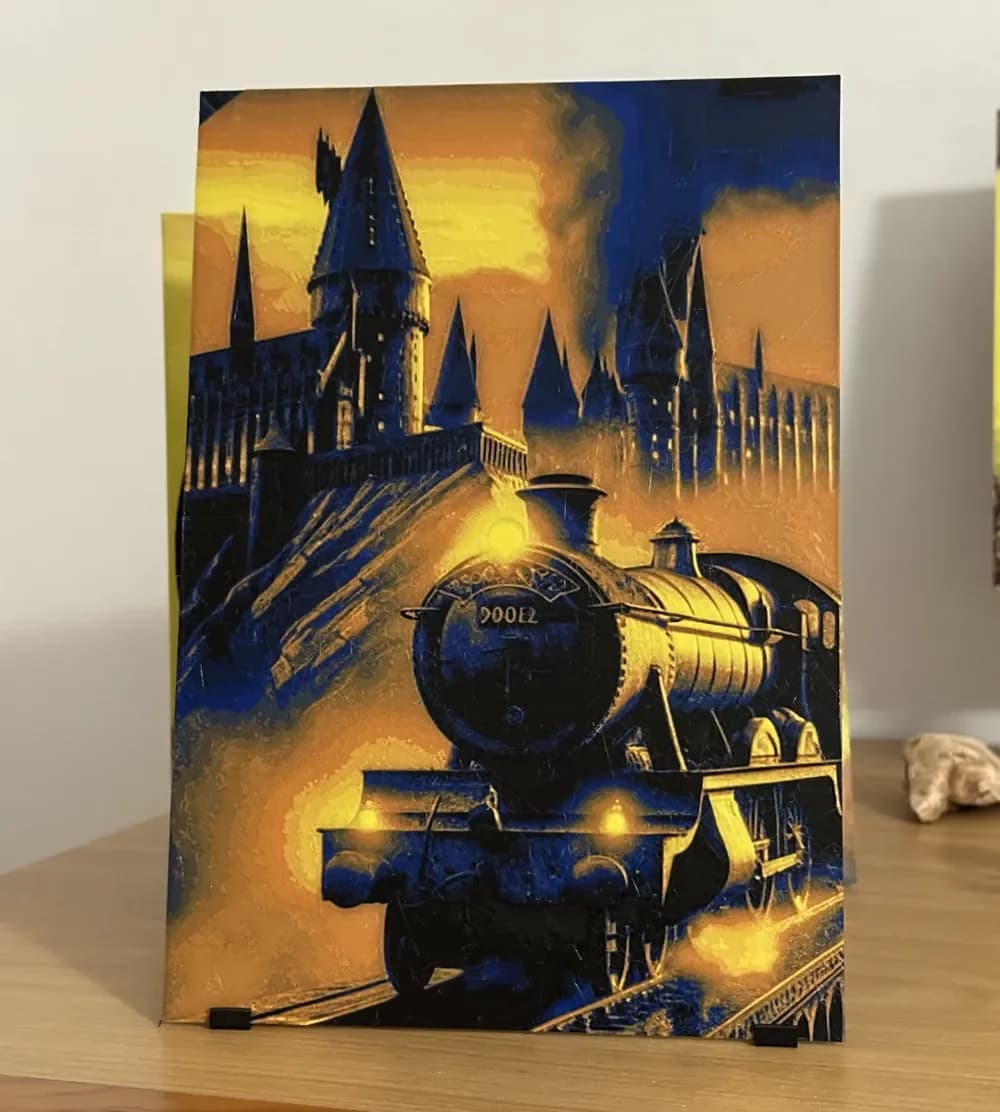 Harry Potter train HueForge by enricoRE HueForge model: Harry Potter train HueForge by enricoRE