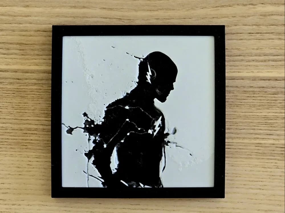 The Flash Silhouette - HueForge The Flash Silhouette - HueForge