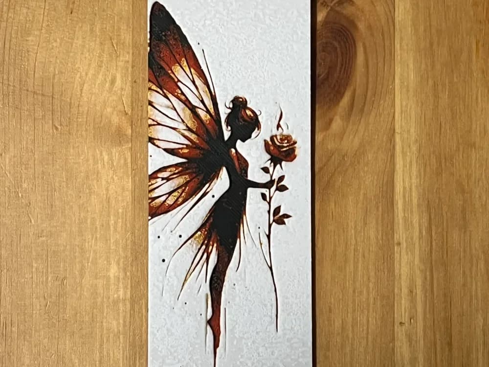 Fairy bookmark by Morganja HueForge model: Fairy bookmark by Morganja