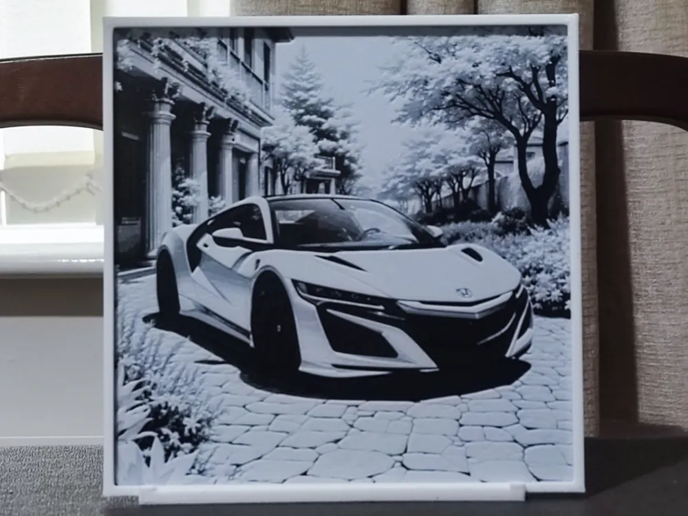 NSX - 3 Color HueForge by BoDad HueForge model: NSX - 3 Color HueForge by BoDad