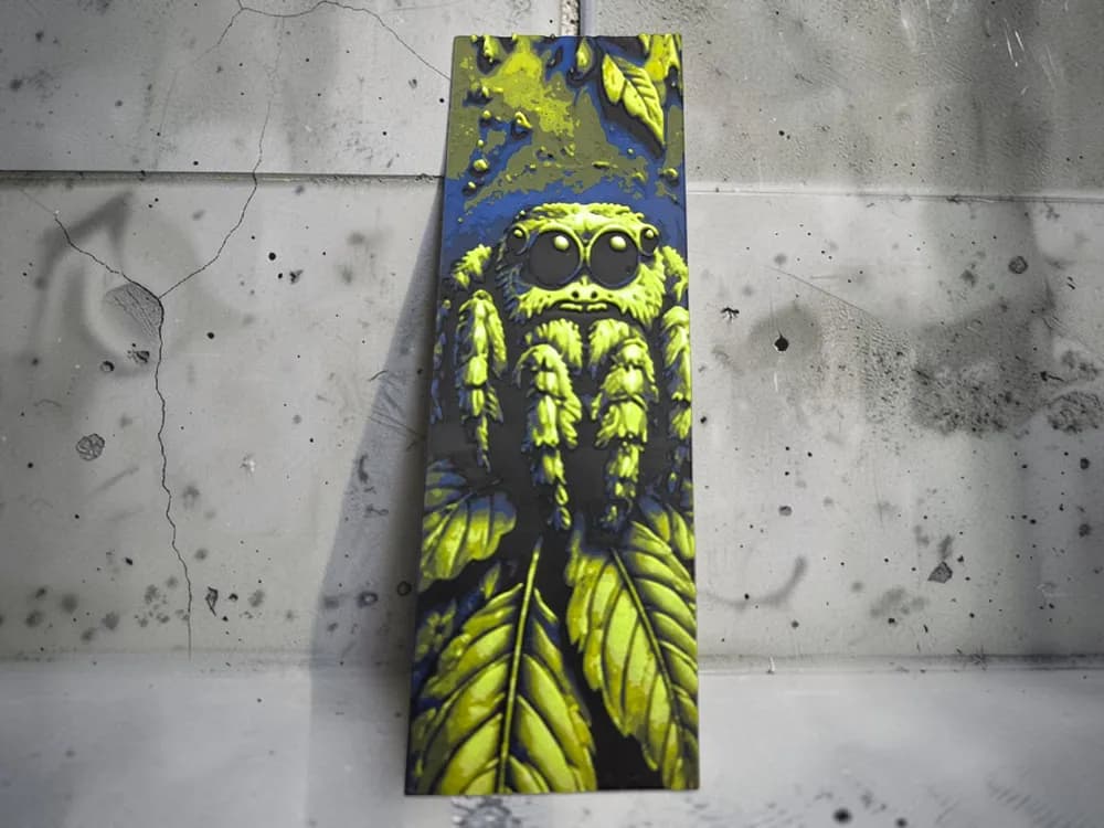 Jumping Spider 50mm by 150mm Bookmark Jumping Spider 50mm by 150mm Bookmark