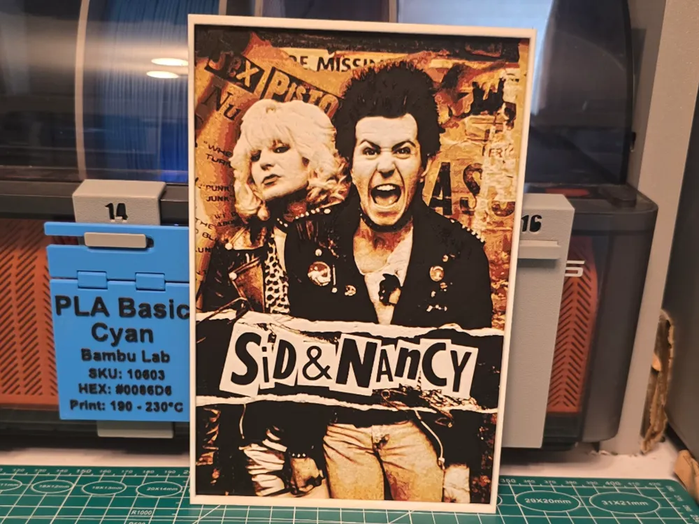 Sid and Nancy Movie Poster - Hueforge Art Sid and Nancy Movie Poster - Hueforge Art