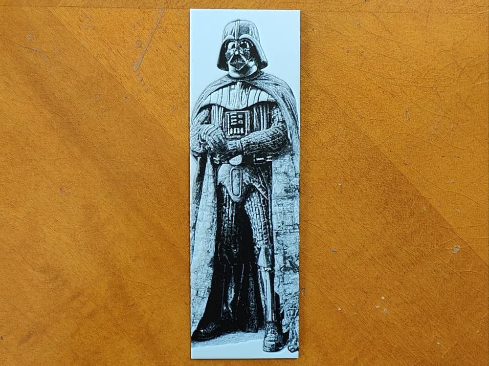 Darth Vader Bookmark - 3 Colours - Hueforge Darth Vader Bookmark - 3 Colours - Hueforge