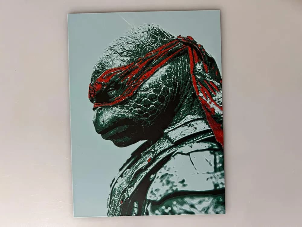 Teenage Mutant Ninja Turtles - 1 Print for 4 TMNT by 3djd HueForge model: Teenage Mutant Ninja Turtles - 1 Print for 4 TMNT by 3djd
