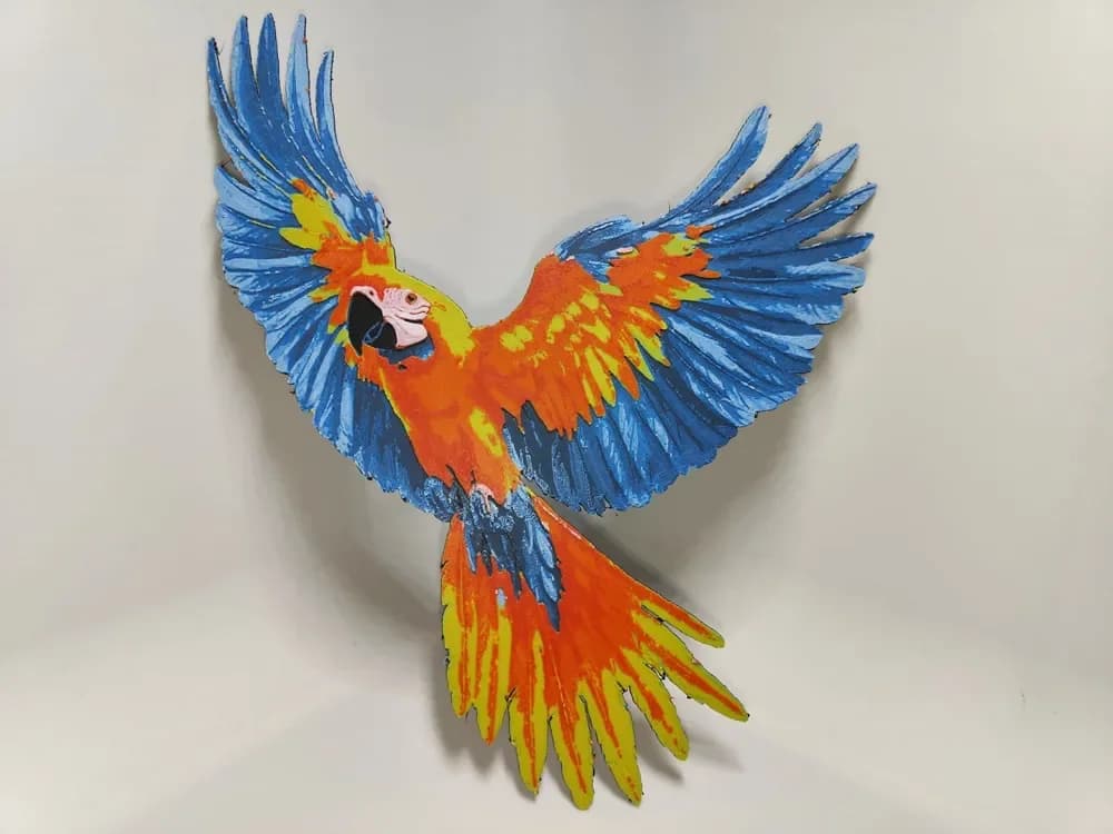 Parrot - Huefroge by BeaN HueForge model: Parrot - Huefroge by BeaN
