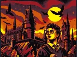 Hueforge Harry Potter & Hogwarts by Luckyfer HueForge model: Hueforge Harry Potter & Hogwarts by Luckyfer