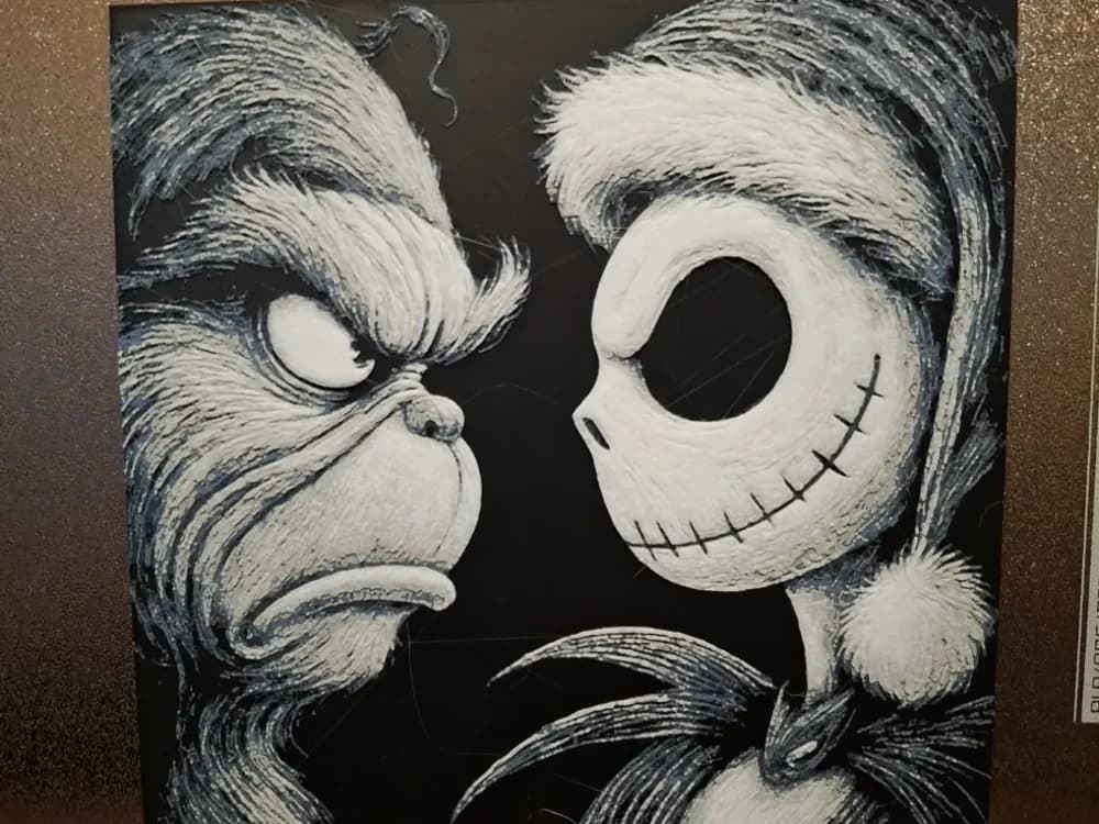 The grinchmas nightmare - Hueforge by 3dGlow HueForge model: The grinchmas nightmare - Hueforge by 3dGlow