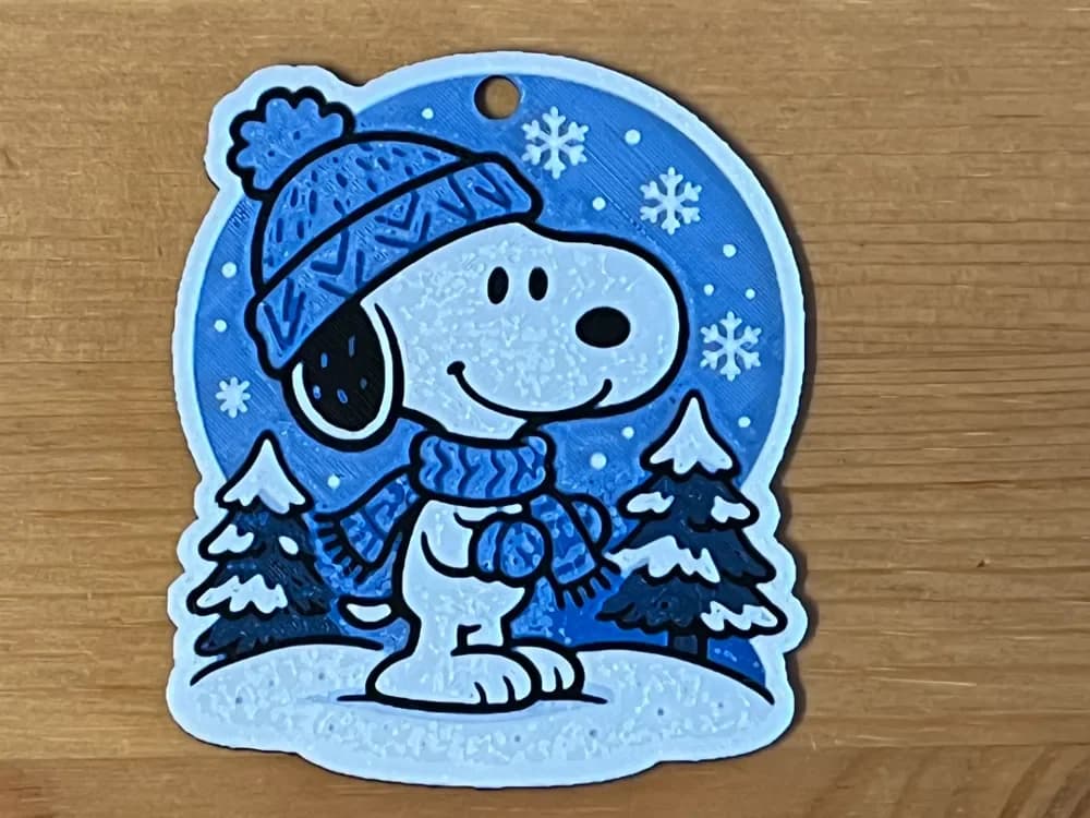 snoopy bauble by Morganja HueForge model: snoopy bauble by Morganja