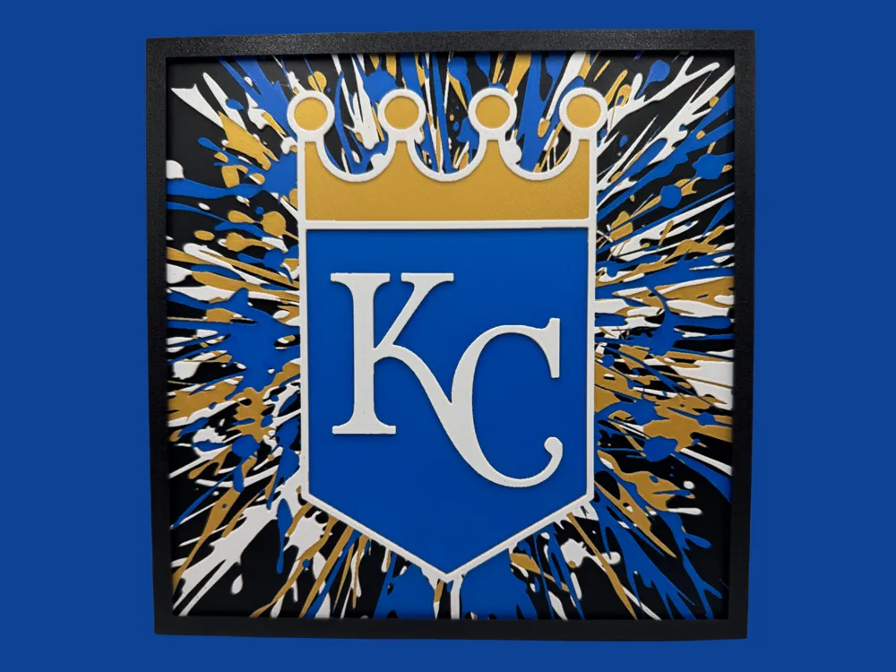 Kansas City Royals - MLB Series 2 by Canadian Gamer HueForge model: Kansas City Royals - MLB Series 2 by Canadian Gamer