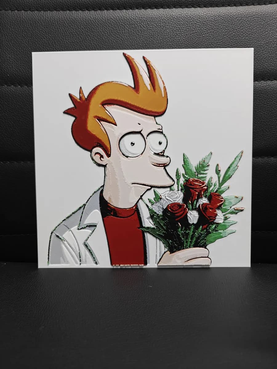 Philip J. Fry by TheHueforgeLady HueForge model: Philip J. Fry by TheHueforgeLady