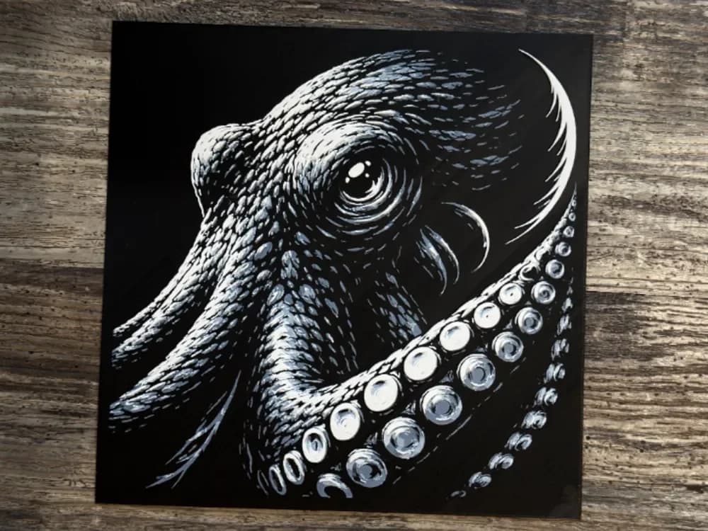 Octopus HueForge Wildlife Series by novy HueForge model: Octopus HueForge Wildlife Series by novy